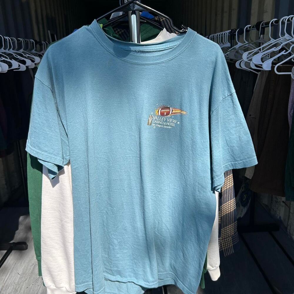 Large blue valley casino tee